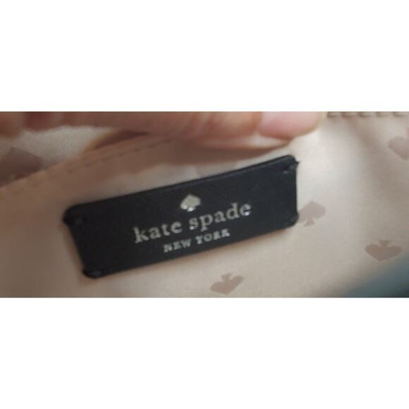 Kate Spade Cameron Crossbody Spectator Beige Cream Black 9 X 6.5 Inch Designer - Picture 6 of 16